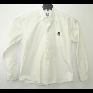 USC Gamecocks White Dress Shirt Men Medium EUC